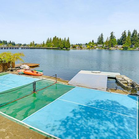 Tacoma Home On Steilacoom Lake With Dock! Екстер'єр фото